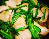 【時短】鳥むね肉とニラだけで中華メイン作り方4写真