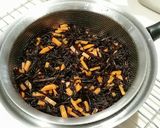 我が家の味❤人参＆ひじき＆大豆の煮物♪作り方3写真
