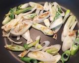 つけ麺風☆具だくさん！焦がしネギそば作り方3写真