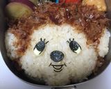 おかかご飯でモンチッチのキャラ弁作り方4写真