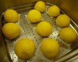 しょうが入り黄色まんじゅう作り方6写真