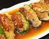 厚揚げと合挽き肉で！ピーマンの肉詰め作り方6写真