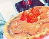 サラダ油でパン耳のカスタードいちごタルト作り方6写真