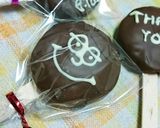 スティック付きのチョコクッキー作り方14写真