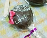 スティック付きのチョコクッキー作り方15写真