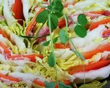 白菜ミルフィーユ、人参入ったら綺麗だよ作り方3写真