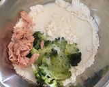 ノンエッグで！ツナのパンケーキ離乳食後期作り方3写真