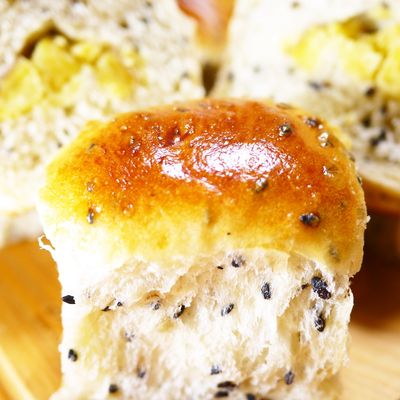 料理　レシピ　京料理　パン　手抜き Hbで簡単♥ふんわり餡たっぷり食パン by ♪♪maron
