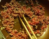 ひき肉ともやしの♡スパイシーパスタ♡作り方1写真