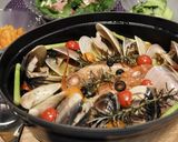 ストウブでアクアパッツァからのパスタ作り方1写真
