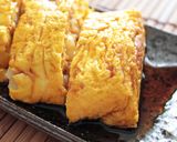 簡単☆お餅で関西風おやつ卵焼き作り方5写真