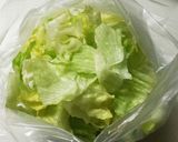 レタスと塩昆布の簡単サラダ作り方1写真