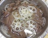 蓮根とコンニャクをおろしポン酢で☆.*作り方2写真