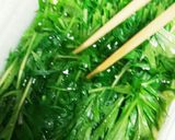 簡単♪。水菜の煮浸し作り方3写真