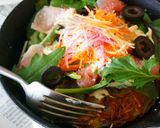 スキレットで♡菜園風じゃがいもガレット作り方7写真