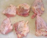 オーブントースターで鶏の人参乗せ焼き作り方1写真