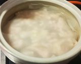 白だしだけで出来る♪鶏皮鍋作り方2写真