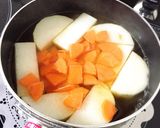 大根の煮付け そぼろあん添え作り方2写真