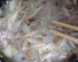 野菜たっぷり♪しめじと白菜の肉そば作り方4写真