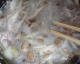 野菜たっぷり♪しめじと白菜の肉そば作り方4写真
