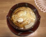 生麩でオニオングラタンスープ風作り方5写真