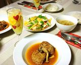 煮込みきのこハンバーグ作り方11写真