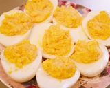 ゆで卵をひと工夫！たらマヨチーズ作り方4写真