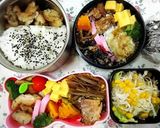 ☆唐揚げエビフライ運動会の可愛いお弁当♡作り方13写真
