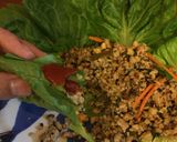 〜タイ風〜鶏ひき肉のレタス包み作り方13写真