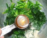 簡単ほうれん草のナムル♪ごま和えおひたし作り方3写真