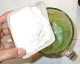 簡単！パンケーキ♪ふわふわ黒豆・抹茶作り方4写真