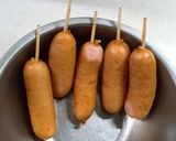 蒸しぱんミックス粉でミニアメリカンドッグ作り方3写真
