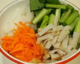 残った餅とあり合せ野菜でお手軽おやき作り方2写真