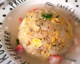 基本しっとり胸肉のスープ使用餡かけ炒飯作り方5写真