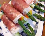 プロシュートの野菜巻き作り方3写真