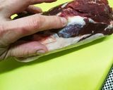 ヘルシーエゾ鹿と沢山野菜焼肉たれ漬け作り方1写真