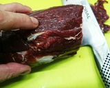 ヘルシーエゾ鹿と沢山野菜焼肉たれ漬け作り方2写真