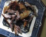 うるいと焼きサバの煮込み作り方2写真