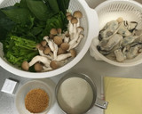 牡蠣とほうれん草のクリームグラタン作り方1写真