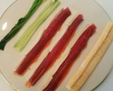 ラップで簡単✾丸かぶりしやすい恵方巻き作り方2写真
