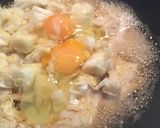 キャベツの卵とじ　キャベツ使い切り作り方4写真