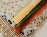 ラップで簡単✾丸かぶりしやすい恵方巻き作り方13写真