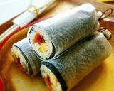 ラップで簡単✾丸かぶりしやすい恵方巻き作り方17写真
