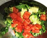 豆腐のニンニクごまポン酢サラダ作り方4写真
