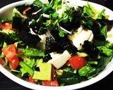 豆腐のニンニクごまポン酢サラダ作り方6写真