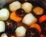 干し椎茸と里芋の含め煮作り方6写真