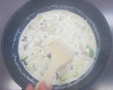 ほたてとアボカドのクリームパスタ作り方4写真