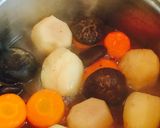 干し椎茸と里芋の含め煮作り方8写真