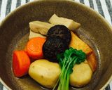 干し椎茸と里芋の含め煮作り方10写真