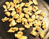 茹で鶏と炒り卵、胡桃入り♡アボカドサラダ作り方3写真